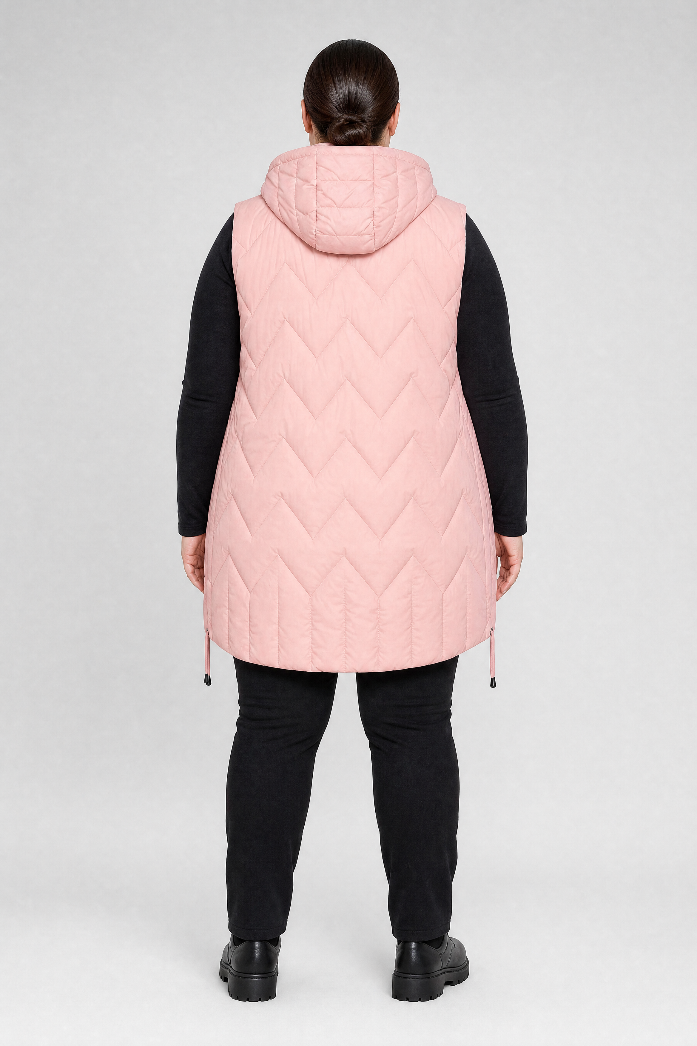 Kamizelka damska długa pikowana duże rozmiary 3XL 4XL 5XL 6XL 7XL