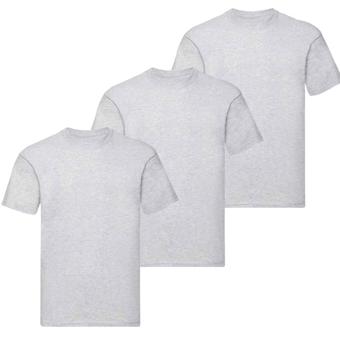 3-pack Koszulek męskich 100% bawełna 150G/M2