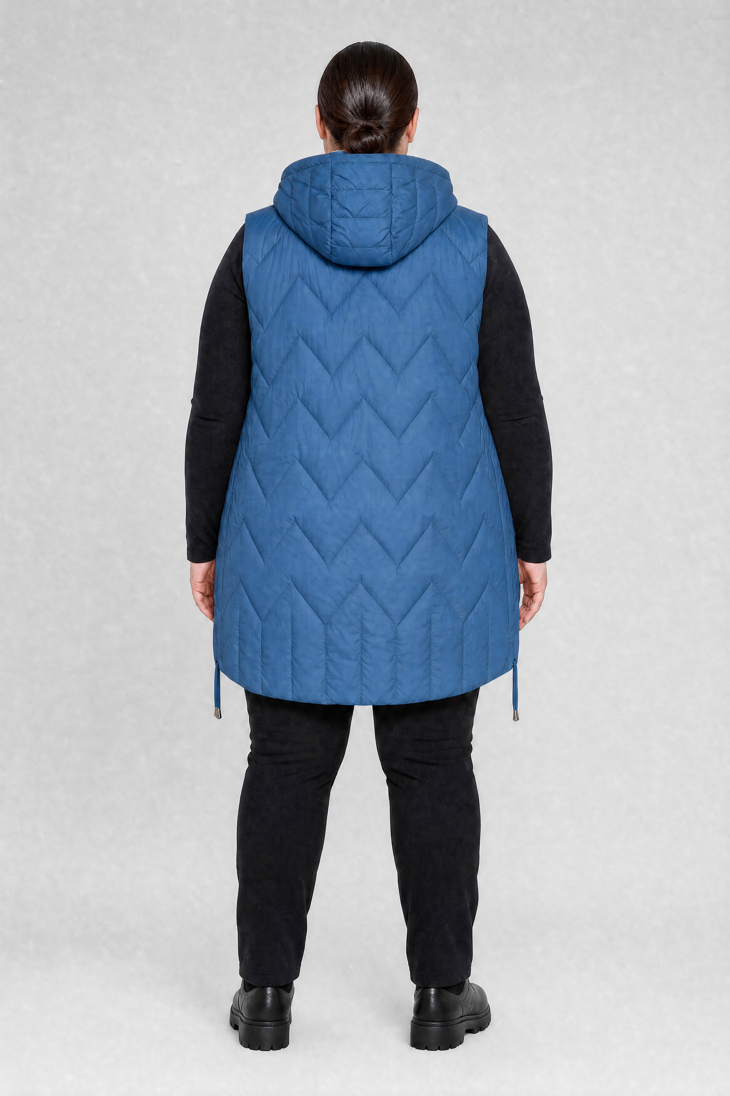 Kamizelka damska długa pikowana duże rozmiary 3XL 4XL 5XL 6XL 7XL
