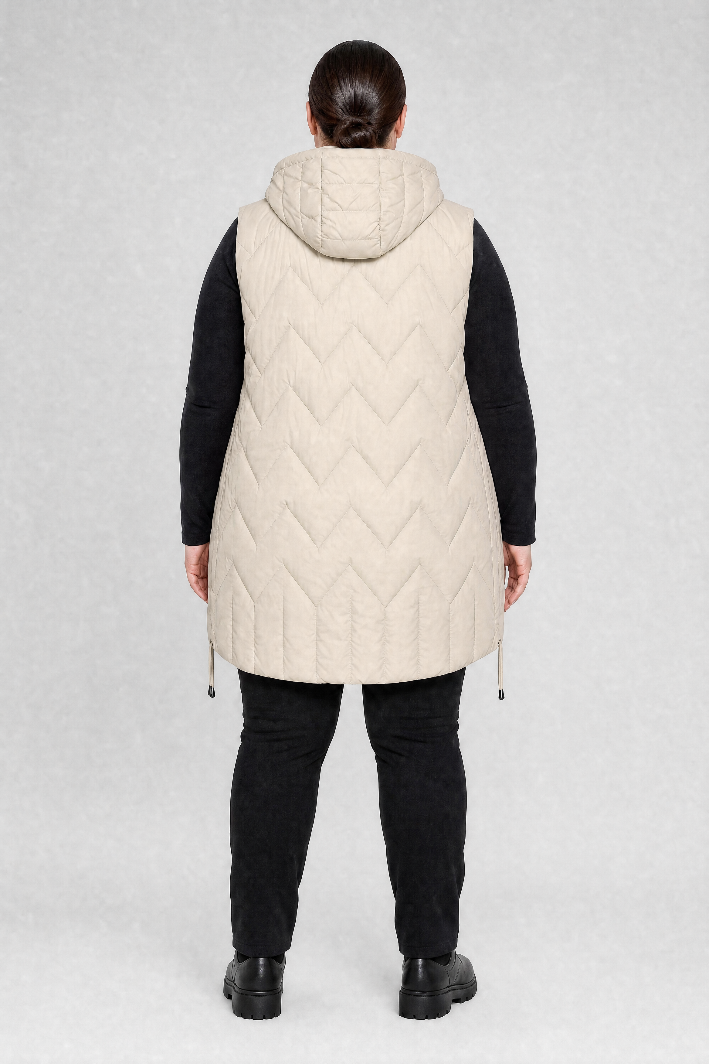 Kamizelka damska długa pikowana duże rozmiary 3XL 4XL 5XL 6XL 7XL