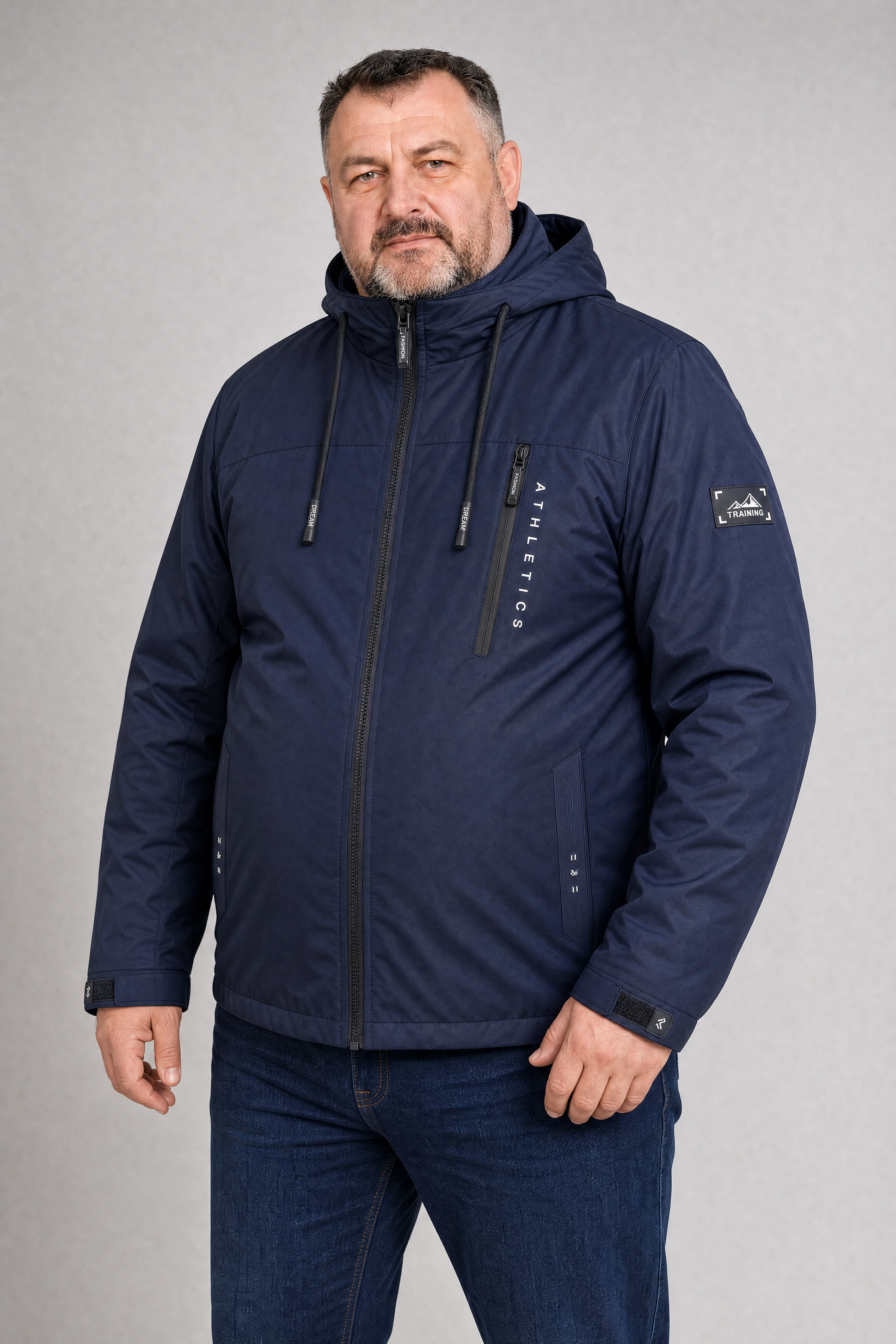 Kurtka męska przejściowa ocieplana duże rozmiary 2XL 3XL 4XL 5XL 6XL