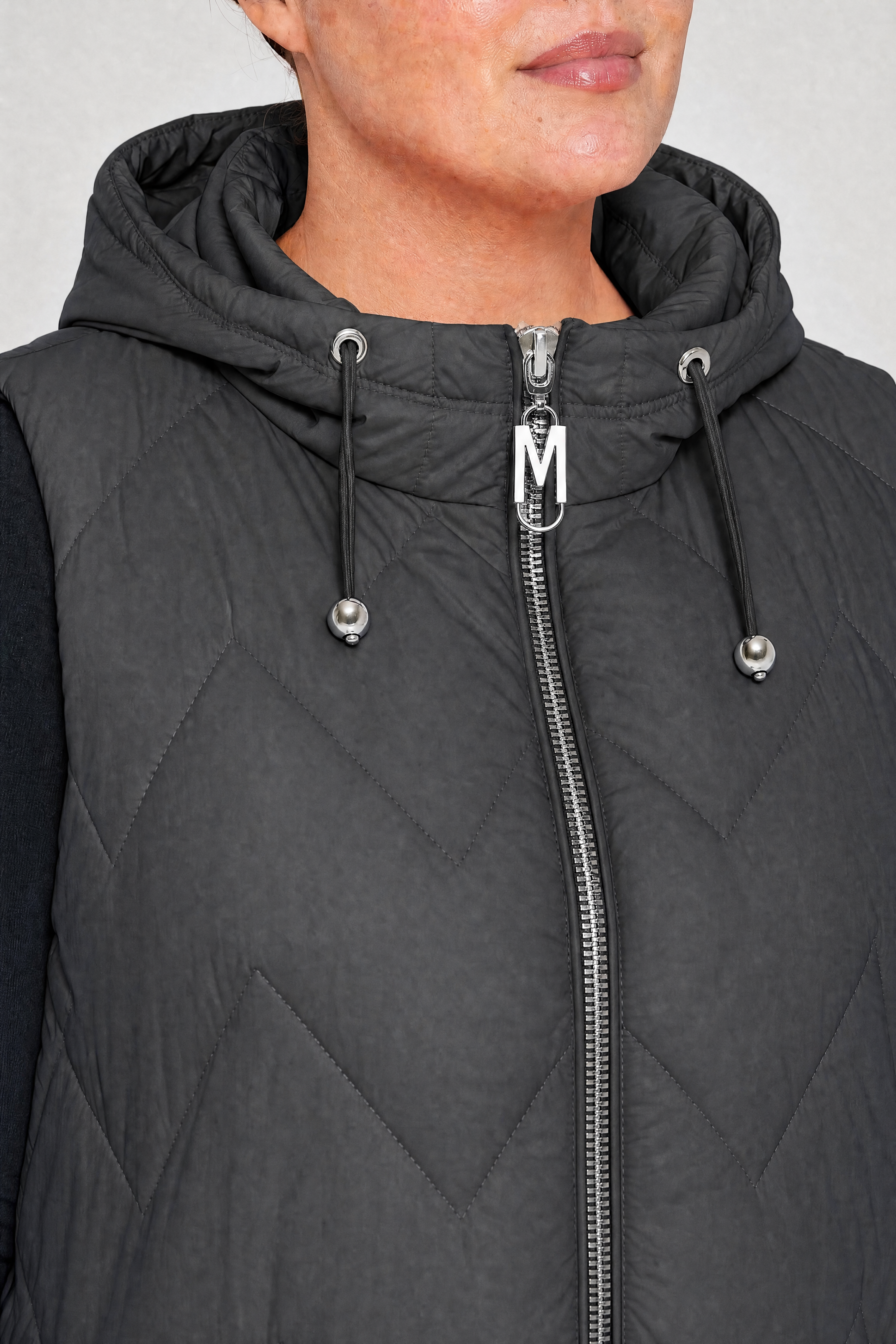 Kamizelka damska długa pikowana duże rozmiary 3XL 4XL 5XL 6XL 7XL