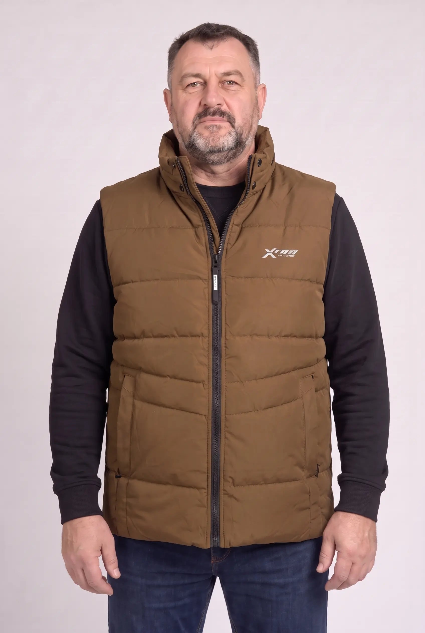 Kamizelka męska bezrękawnik pikowana z kapturem 2XL 3XL 4XL 5XL 6XL zimowa (Kopia) (Kopia)