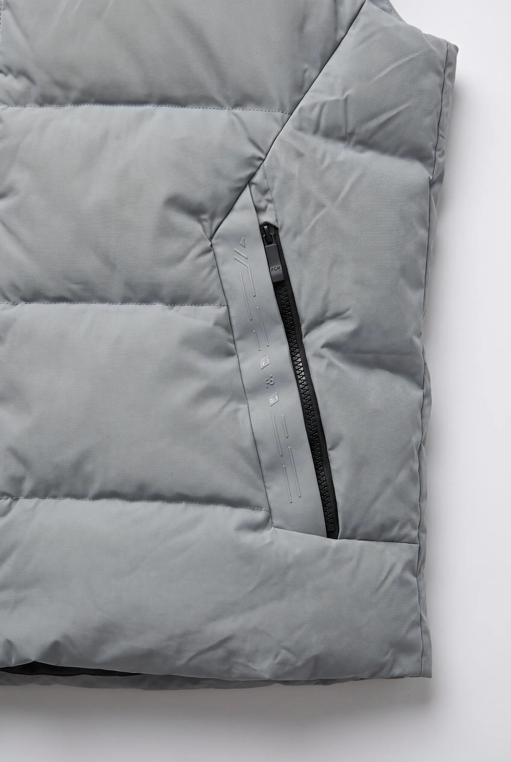 Kamizelka Męska Zimowa Pikowana Bezrękawnik Odpinany Kaptur 2XL-6XL